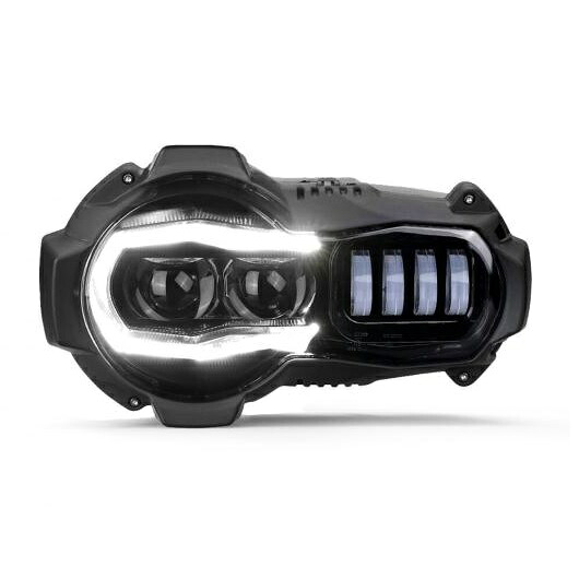 R1200GS LED ヘッドライト 適用: BMW R1200GSA R 1200 GS ADV アドベンチャー LED ヘッドライト ライト アセンブリ ヘッドランプ オイル クーラー E9 ヘッドライト AL-OO-1011 AL Car light