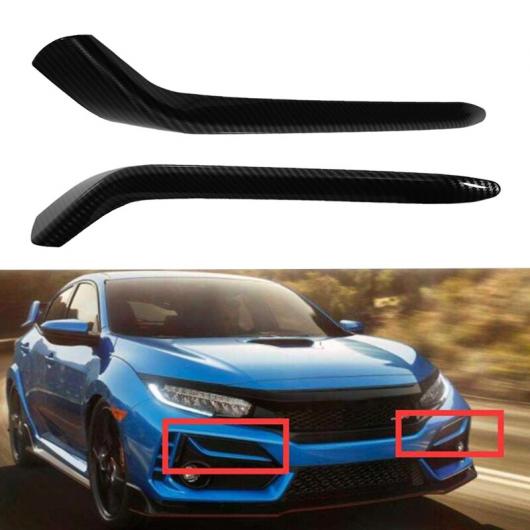 適用: ホンダ シビック ハッチバック 2019-2020 カーボンファイバー フロント フォグライト ランプ カバー トリム モールディング ベゼル ガーニッシュ ステッカー AL-NN-8605 AL Exterior parts for cars｜オートパーツエージェンシー2号店