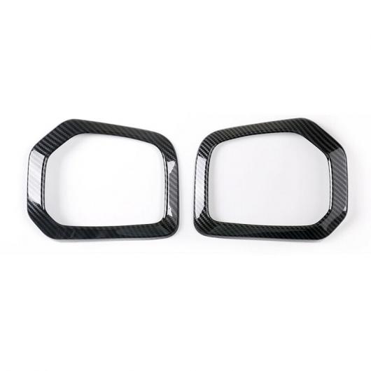 フロント バンパー フォグライト カバー モールディング トリム 適用: トヨタ タコマ 2016-2020 アクセサリー ABS カーボンファイバー AL-NN-8898 AL Exterior parts for cars