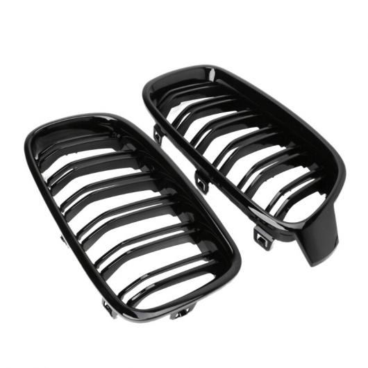 1ペア 光沢ブラック フロント グリル 適用: BMW 3 -シリーズ F30 F31 F35 2012-2017 ブラック AL-NN-9180 AL Car parts