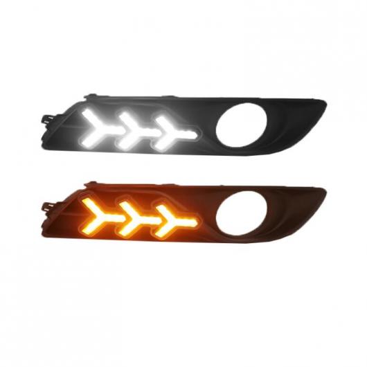 バンパー ヘッドライト 適用: セントラ シルフ デイタイム ライト 2012-2015 DRL LED ヘッドランプ フォグ ホワイト イエロー 日産 シルフ 2012-2015 セントラ AL-OO-0007 AL Car light
