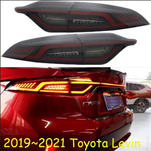 ダイナミック バンパー テールライト レビン カローラ 2019-2020 LED テールランプ リア ライト フォグ ブラック テールライト トヨタ レビン 2019-2021 AL-OO-0017 AL Car light