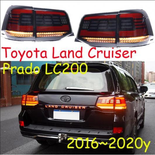 バンパー テールライト プラド クルーザー LC200 2016-2020 LED テールランプ リア ライト フォグ ブラック トヨタ プラド 2019-2021 ランドクルーザー LC200 AL-OO-0019 AL Car light