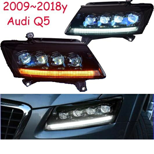 バンパー ヘッドランプ AUDE Q5 ヘッドライト 2009-2018 LED DRL ライト フォグ タイプ001 アウディ Q5 2009～アウディ Q5 2018 AL-OO-0011 AL Car light