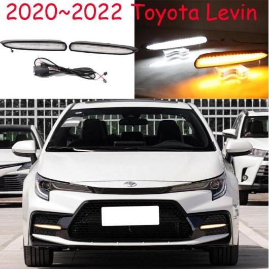 バンパー ヘッドライト レビン デイタイム ライト カローラ アルティス 2020-2022 DRL LED ヘッドランプ 適用: フォグ ホワイト イエロー トヨタ レビン 2020-2022 AL-OO-0079 AL Car light｜オートパーツエージェンシー2号店