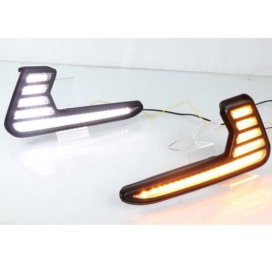 1セット ダイナミック バンパー ヘッドライト 適用: フィット ジャズ デイタイム ライト ソラリス 2021-2022 DRL LED ヘッドランプ ホワイト イエロー ホンダ フィット 2021-2022 AL-OO-0112 AL Car light