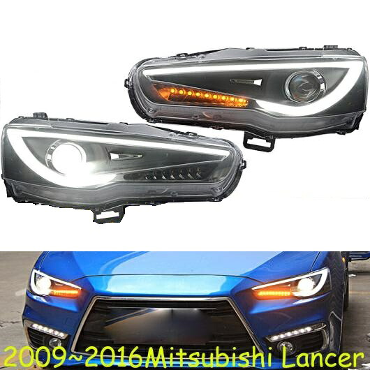 1セット ヘッド ランプ ヘッドランプ ランサー ヘッドライト 2008-2016 テールライト DRL H7 D2H HID BI キセノン ビーム モデル1スタイル 三菱 ランサー EX 2008-2015 AL-OO-0141 AL Car light｜オートパーツエージェンシー2号店