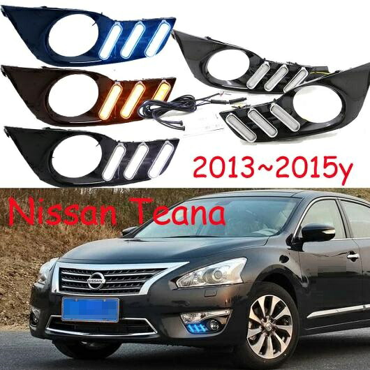 バンパー アルティマ ヘッドライト 適用: 日産 ティアナ デイタイム ライト 2013-2015 LED DRL ヘッドランプ フォグ ホワイト イエローブルー 日産 ティアナ アルティマ 2013-2015 AL-OO-0233 AL Car light｜オートパーツエージェンシー2号店