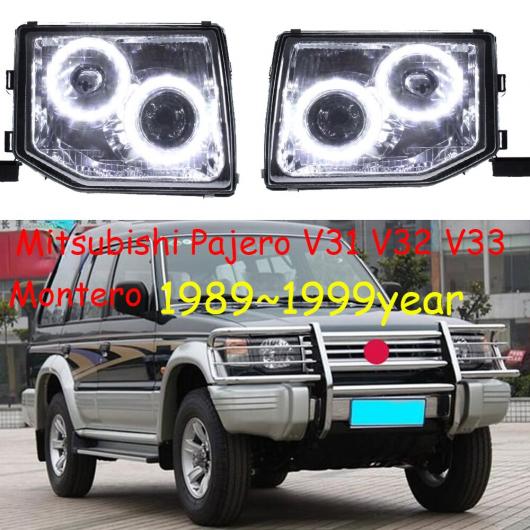 バンパー モンテロ ヘッドランプ 適用: 三菱 パジェロ ヘッドライト V31 V32 V33 1989-1999 DRL デイタイム ライト フォグ モデル1 三菱 パジェロ 2009-2021 V31 V32 V33 AL-OO-0280 AL Car light