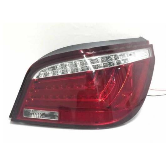 2ピース 適用: E60 ヘッドライト 2003-2007 520I 525i 530i ヘッド ランプ オート LED DRL HI/LO ビーム E60 テール レッド 2ピース BMW E60 2ピース 2003-2007 LED テールライト AL-OO-0322 AL Car light