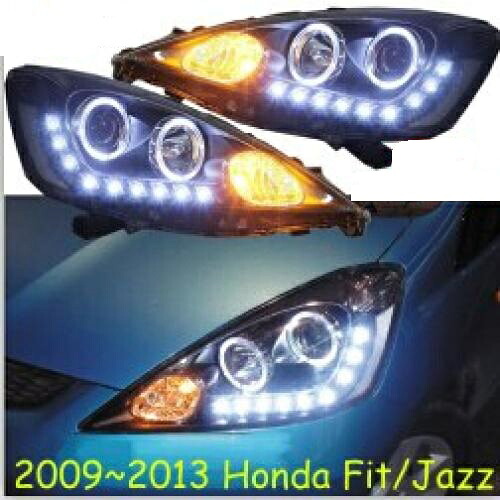 適用: ジャズ フィット DRL2009 2010 2011 2012 2ピース バンパー ランプ ヘッドライト HID キセノン ヘッド BI-キセノン モデル1 ホンダ フィット ジャズ 2009-2012 ブルー DRL AL-OO-0326 AL Car light｜オートパーツエージェンシー2号店