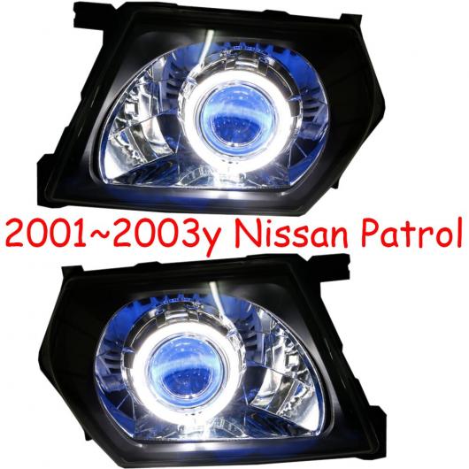 バンパー ヘッドランプ 日産 パトロール Y60 ヘッドライト 2001-2003 デイタイム ライト タイプ001 日産 パトロール 2007-2017 20003～日産 パトロール 2007-2017 2002 AL-OO-0225 AL Car light