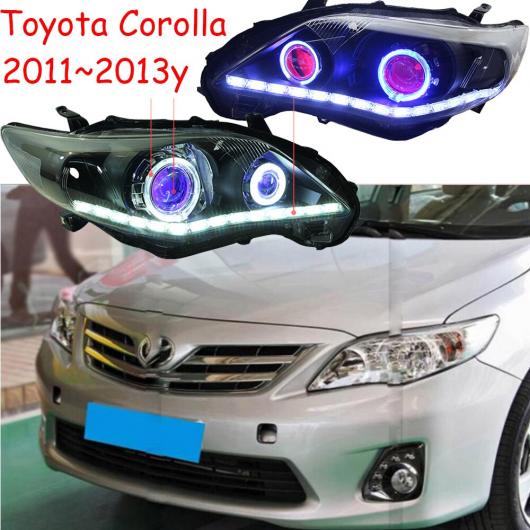 適用: トヨタ カローラ ヘッドライト アルティス 2011-2013 LED DRL HID バルブ BI キセノン フォグライト 2ピース ヘッドライト トヨタ カローラ 右ハンドル 2011-2013 AL-OO-0374 AL Car light 136,325円