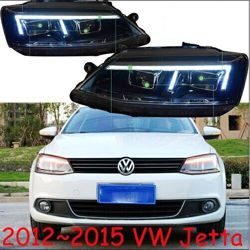 2ピース チューニング ヘッドライト 適用: ジェッタ MK6 サギター 2012 2013 2014 2015 LED DRL ランニング ライト BI-キセノン HID キセノン ヘッドライト VW ジェッタ 2012-2015 AL-OO-0408 AL Car light