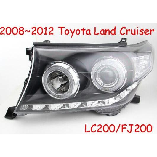 2ピース 2008-2014 ヘッド ランプ 適用: プラド クルーザー LC200 ヘッドライト DRL ヘッドライト 2ピース トヨタ ランドクルーザー 2008-2014 LC200 プラド AL-OO-0420 AL Car light