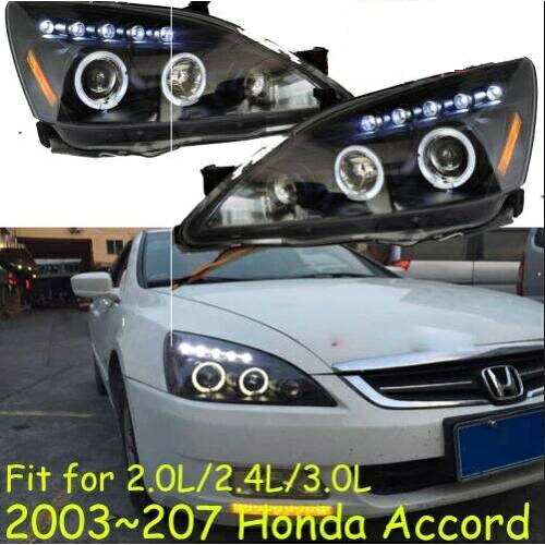2ピース 適用: ヘッド ランプ アコード ヘッドライト スピリア 2003 2004 2005 2006 2007 ライト 2ピース ホンダ アコード スピリア 2003-2007 AL-OO-0456 AL Car light