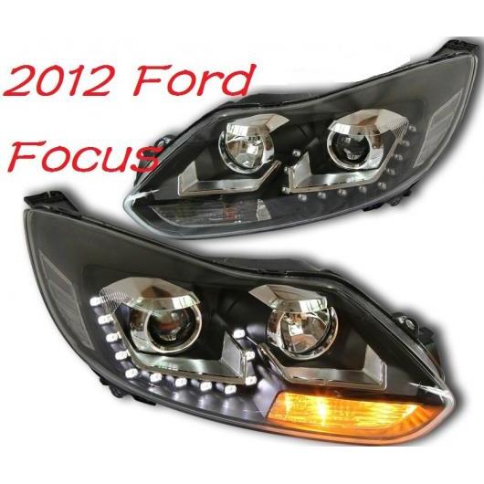 ヘッド ランプ 適用: フォーカス ヘッドライト 2012 2013 2014 2009 2010 2011 DRL デイタイムランニングライト 2012-2014 フォード フォーカス ヘッドライトバルブなし AL-OO-0495 AL Car light