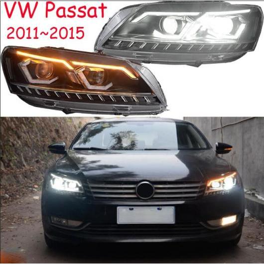 2ピース ダイナミック ビデオ パサート B7 ヘッドライト 2011-2015 マゴタン DRL HID ヘッド ランプ エンジェル アイ BI 2ピース VW パサート B7 2011-2015 LED ヘッドライト AL-OO-0542 AL Car light 152,095円