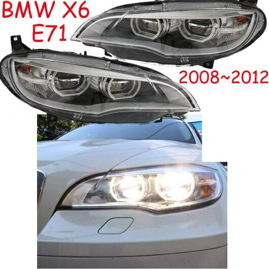 バンパー ランプ 適用: E71 X6 ヘッドライト 2008-2015 ヘッド オート LED DRL HI/LO ヘッドライト 2ピース BMW E71 X6 2008-2015 AFS・BMW E71 X6 2008-2015 AFSなし AL-OO-0392 AL Car light
