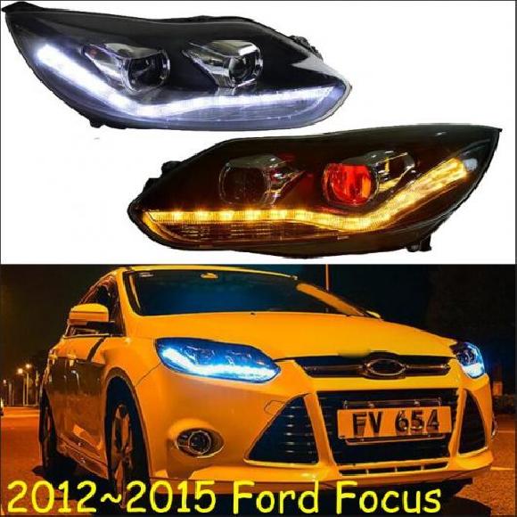 ビデオ SHOW ヘッド ランプ 適用: フォーカス ヘッドライト 2012-2017 年 DRL 2012-2014・2015-2017 フォード フォーカス バルブ ヘッドライト AL-OO-0426 AL Car light