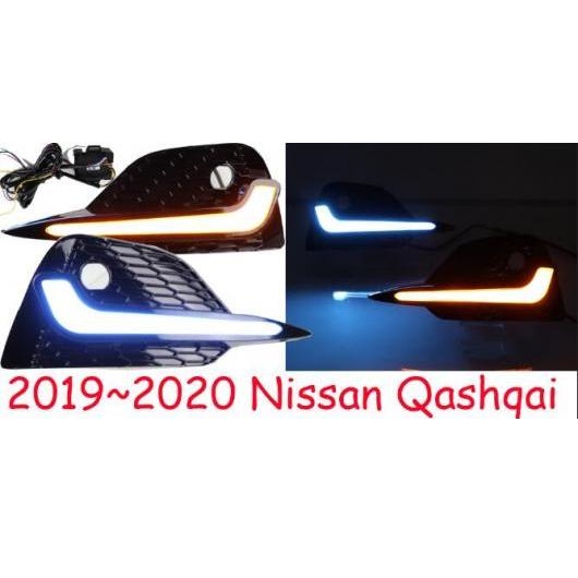2019 2020 適用: 日産 キャシュカイ デイタイム ライト LED DRL ヘッドライト フォグ ホワイト イエローブルー 日産 キャシュカイ 2019-2020 AL-OO-0735 AL Car light