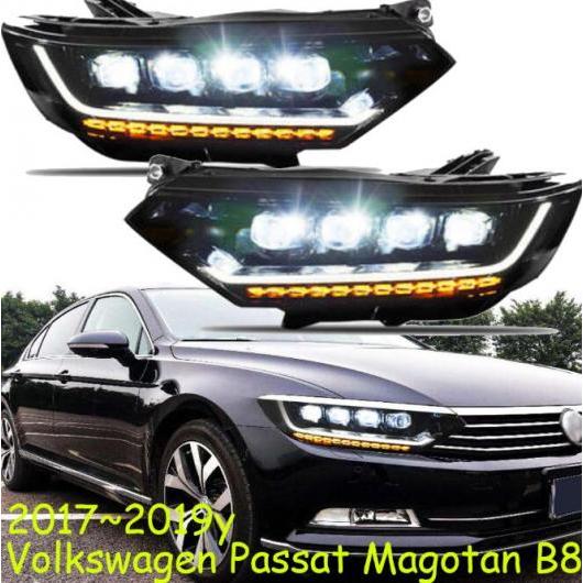 ヨーロッパ仕様 バージョン 2017-2019 バンパー ヘッド ライト 適用: PASSAAT マゴタン B8 ホワイト イエローブルー VW パサート マゴタン B8 2017-2019 オールインLED AL-OO-0742 AL Car light