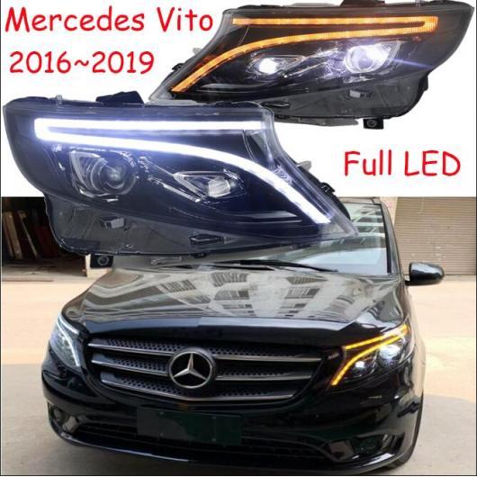 バンパー ヘッドランプ 適用: メルセデス ベンツ ヴィト ヘッドライト 2016 2017 2019 ライト LED デイタイム ランニング 2ピース ベンツ ヴィト 2016-2019 LED ライト AL-OO-0813 AL Car light|オートパーツエージェンシー2号店