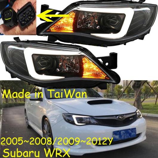 2005-2008/2009-2012 バンパー ヘッド ライト 適用: スバル WRX ヘッドライト LED コネクタ スバル WRX 2009-2012 ハロゲンバルブ・スバル WRX 2005-2008 ハロゲンバルブ AL-OO-0756 AL Car light