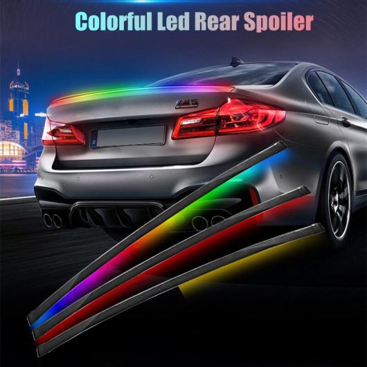 125cm LED スポイラー トランク リップ スポイラー ユニバーサル リア テール ウイング 適用: BMW アウディ/AUDI プジョー/PEUGEOT テスラ/TESLA ポロ マツダ パサート エクステリア パーツ AL-OO-1420 AL Exterior parts for cars