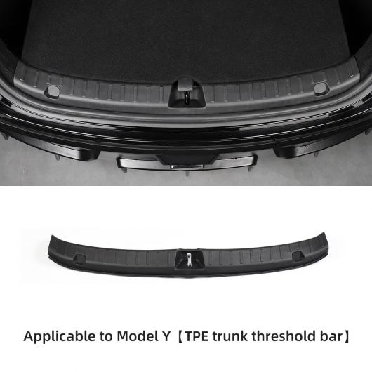 適用: テスラ/TESLA モデル Y リア トランク バンパー ドア シル ガード プロテクター カバー TPE テール ボックス キズ防止 アクセサリー モデルY トンランクバー AL-OO-1553 AL Interior parts for cars｜オートパーツエージェンシー2号店 8,862円