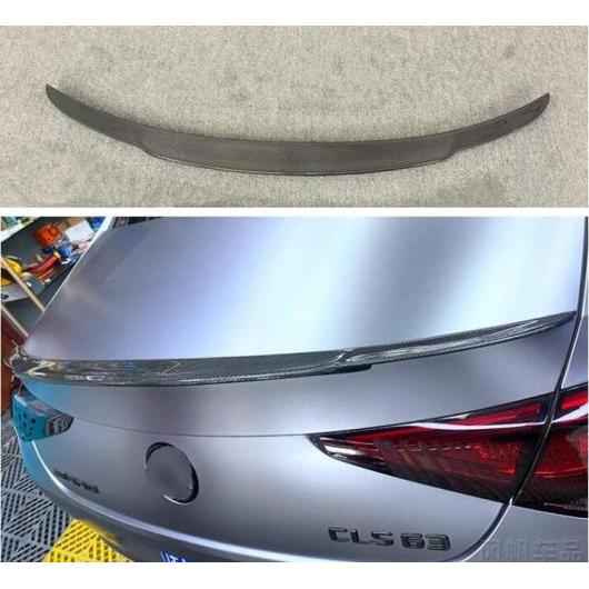 リアル カーボンファイバー リア テール ウイング トランク リップ スポイラー 適用: メルセデス・ベンツ W257 CLS260 CLS300 CLS350 CLS63 3 スタイル タイプ002 AL-OO-2863 AL Exterior parts for cars