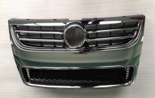 ABS クローム フロント バンパー メッシュ グリル トリム カバー 適用: フォルクスワーゲン/VOLKSWAGEN VW トゥアレグ 2008 2009 2010 AL-OO-2789 AL Exterior parts for cars