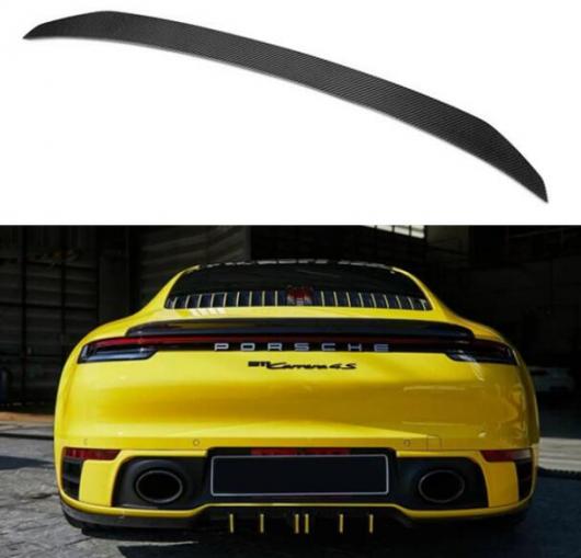 リアル カーボンファイバー リア テール ウイング トランク リップ スポイラー 適用: ポルシェ/PORSCHE 911 992 2019 2020 2021 AL-OO-2853 AL Exterior parts for cars