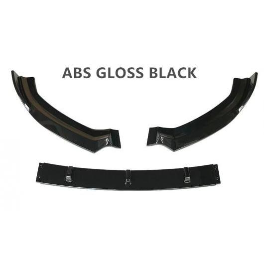 ABS ペイント カーボンファイバー フロント バンパー スポイラー リップ スプリッター カバー 適用: BMW 3シリーズ F30 F35 2012-2019 ピアノブラック AL-OO-2930 AL Exterior parts for cars