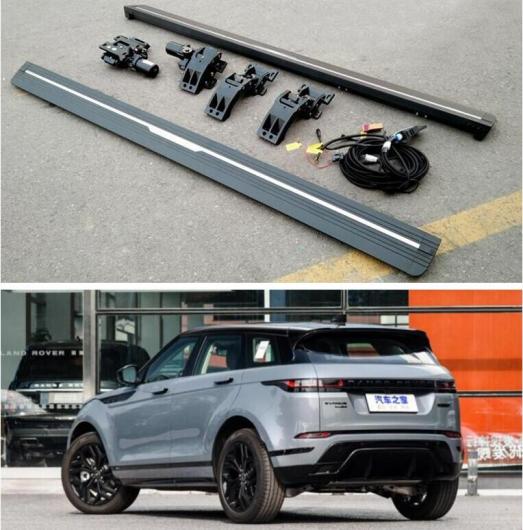 電動 モーター ペダル ランニング ボード サイド ステップ バー 適用: ランド ローバー/ROVER レンジ ローバー/ROVER イヴォーク 2012-2022 AL-OO-2899 AL Exterior parts for cars