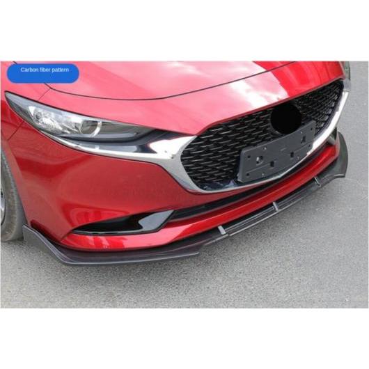 ABS ペイント カーボンファイバー フロント バンパー スポイラー リップ スプリッター カバー 適用: マツダ CX30 CX-30 2020 2021 2022 カーボン調 AL-OO-3095 AL Exterior parts for cars|オートパーツエージェンシー2号店