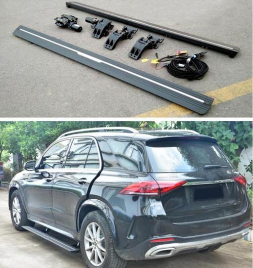 電動 モーター ペダル ランニング ボード サイド ステップ バー 適用: メルセデス・ベンツ GLE クラス SUV W166/W167 2015-2022 W166・W167 AL-OO-3135 AL Exterior parts for cars