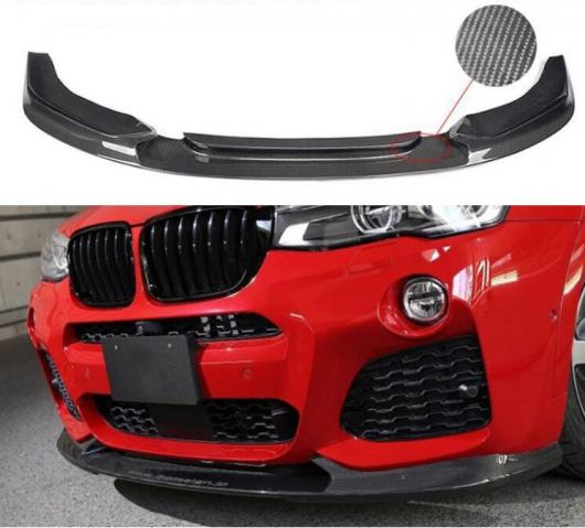 リアル カーボンファイバー フロント リップ スポイラー バンパー カバー 適用: BMW X4 F26 2014 2015 2016 2017 AL-OO-3184 AL Exterior parts for cars｜オートパーツエージェンシー2号店