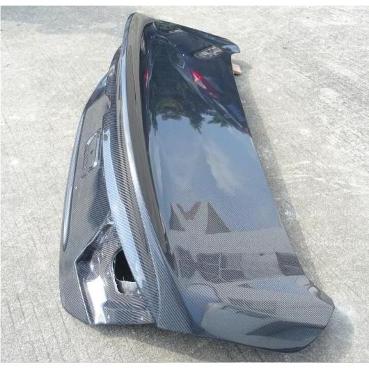 カーボンファイバー リア トランク フード メンバー スペア ボンネット ブーツ フラップ カバー 適用: ホンダ アコード 2018 2019 2020 2021 カーボンファイバー AL-OO-3293 AL Exterior parts for cars