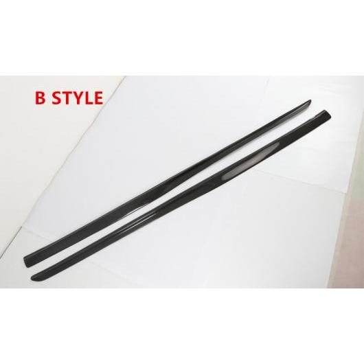 リアル カーボンファイバー サイド ボディ スカート リップ カバー 適用: メルセデス・ベンツ W205 C クラス セダン 4ドア C180 C200 C260 C300 2015-2022 B スタイル AL-OO-3382 AL Exterior parts for cars｜オートパーツエージェンシー2号店