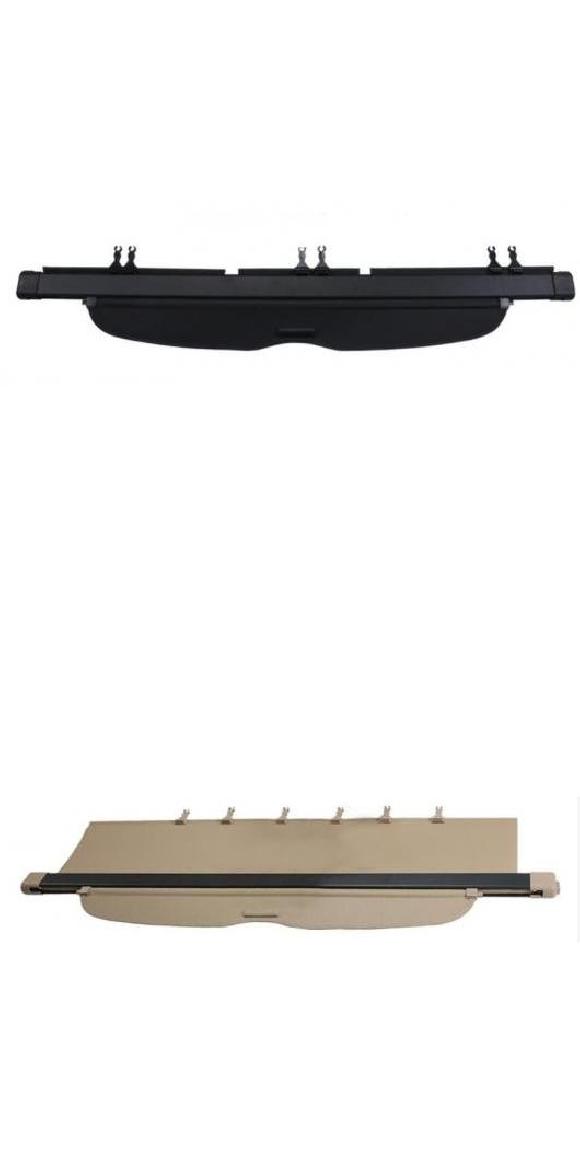 適用: ホンダ CR-V CRV 2007 2008 2009 2010 2011 リア トランク セキュリティ スクリーン シールド カーゴ カバー ブラック/ベージュ ブラック・ベージュ AL-OO-3397 AL Interior parts for cars