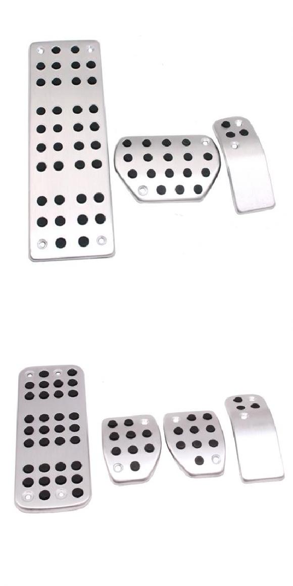 アクセサリー 適用: プジョー/PEUGEOT 206 206CC 2005-2009 フューエル ブレーキ フット レスト AT MT ペダル プレート アクセル ブレーキ ペダル パッド AT・MT AL-OO-3636 AL Interior parts for cars