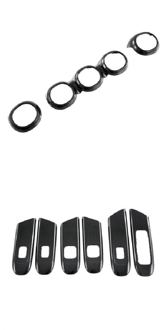 適用: メルセデス・ベンツ C クラス W206 セダン 2022 カーボンファイバー エア AC 吹き出し口/フロント カップホルダー/サイド ドア サイド エア・インナー アームレスト AL-OO-3764 AL Interior parts for cars