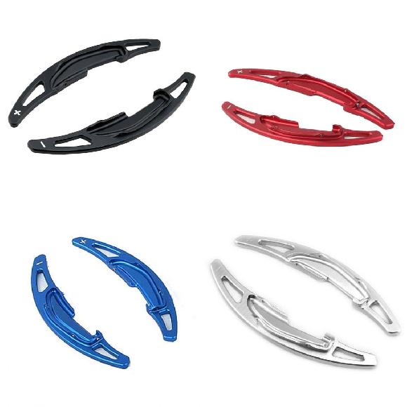 適用: BMW M2 M3 M4 M5 X5M X6M F87 F85 F86 F80 F82 F83 F10 M6 F12 ステアリング ホイール パドル シフト エクステンション シフター ブラック～シルバー AL-OO-3839 AL Car parts