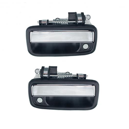 ペア クローム アウター ドア ハンドル フロント 右＆左 適用: 1995-2004 トヨタ タコマ 2.4L 69220-35070 69210-35070 6922035070 6921035070 フロント 左 右 AL-OO-4487 AL Car parts