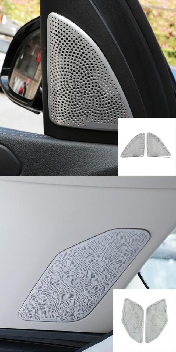 フロント リア ドア ホーン キット ツイーター スピーカー カバー トリム 適用: BMW X5 G05 2019-2021 ホーン ラウドスピーカー カバー タイプ001・タイプ005 AL-OO-4681 AL Interior parts for cars｜オートパーツエージェンシー2号店