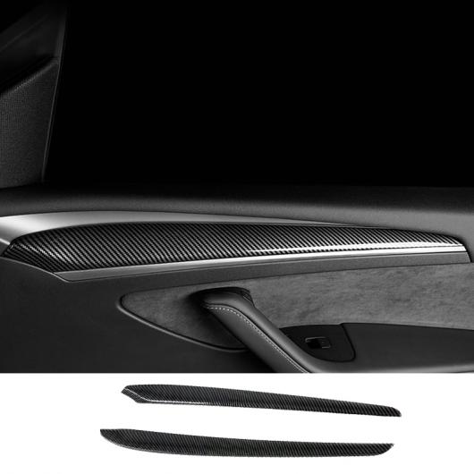 テスラ/TESLA カーボン ファイバー ABS センター コンソール トリム アクセサリー 適用: テスラ/TESLA モデル 3 Y ダッシュボード カバー 装飾 スタイリング 2017-2021 ドア トリム AL-OO-4740 AL Car parts
