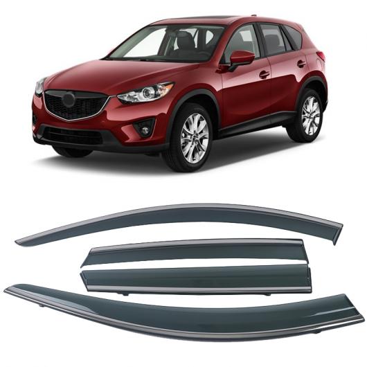 適用: マツダ CX-5 CX5 2011-2016 ウィンド バイザー デフレクタ ベント バイザー ドア サイド ウインドウ エア ガード デフレクタ スノー サン レイン AL-OO-4768 AL Car parts