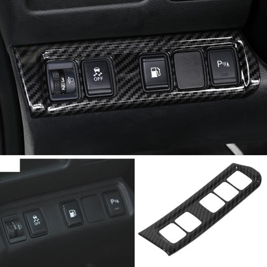 ABS カーボン ファイバー フロント スモール 通気口 装飾 カバー トリム 適用: 日産 ナバラ NP300 2017 2018 2019 アクセサリー タイプ003 AL-OO-4866 AL Interior parts for cars
