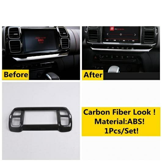 カーボンファイバー インテリア シフト ノブ ドア ハンドル ボウル ピラー A ステッカー カバー トリム 適用: シトロエン/CITROEN C5 エアクロス 2018-2021 アクセサリー タイプC AL-OO-4973 AL Interior parts for cars|オートパーツエージェンシー2号店